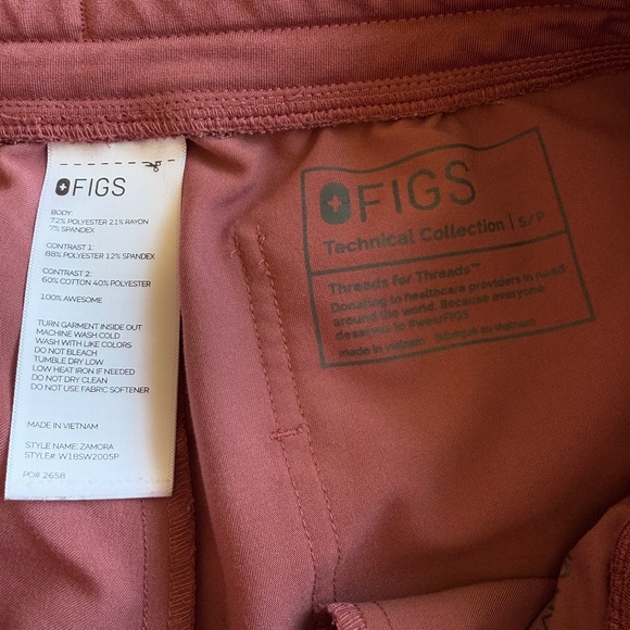 Figs Technical Collection Scrub Joggers Size Small - Picture 5 of 6